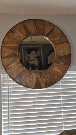 Mirrors large unique vintage retro mcm glam