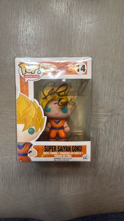 Signed Super Saiyan Goku Funko Pop Sean Schemmel