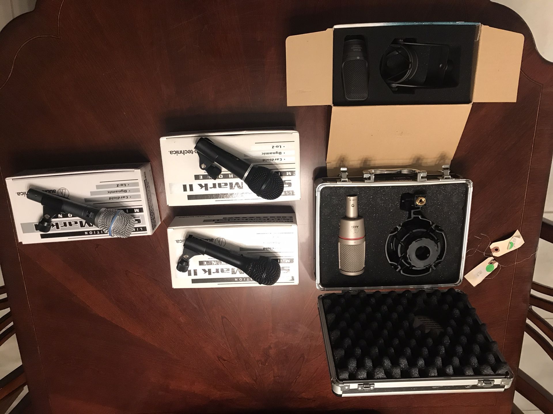 Microphones for sale. Musicians friend! $250
