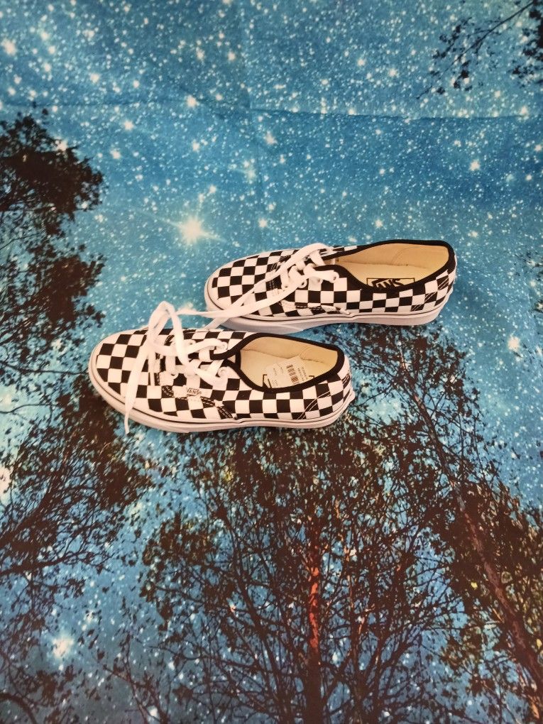Checkered Vans