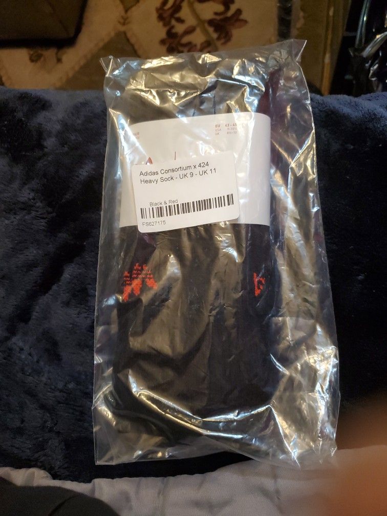 Adidas Consortium X 424 Heavy Sock Size 9-10.5