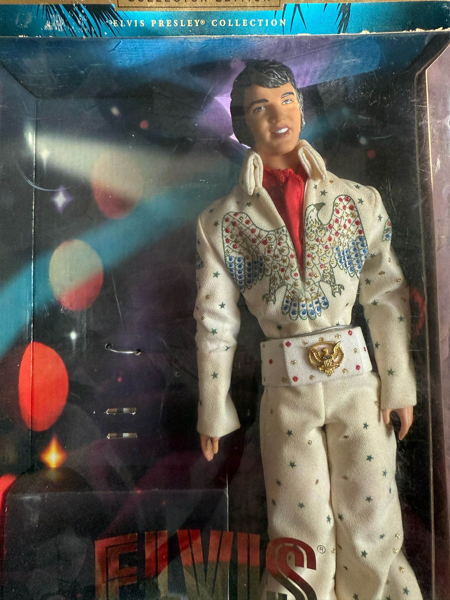 Elvis Presley Doll White Eagle Jumpsuit - Timeless Treasures - Mattel