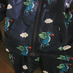 Waterproof Dragron Rain Suit Set