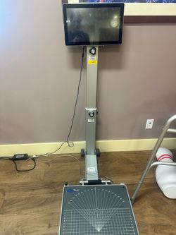 Biodex BioSway Portable Balance System with rolling transportation case