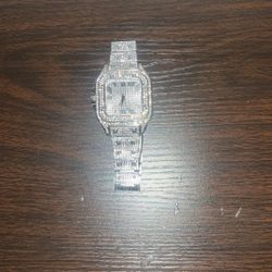 VVS Moissante Watch Bust Down Iced Out (Passes Diamond Tester)