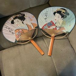 Fans - Displayed With Prints 