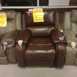 Garrison Cognac Recliner