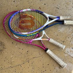 4 Tennis Rackets Wilson Brand