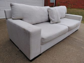 White Ashley Couch (delivery available)