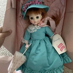 Vtg MADAME ALEXANDER 'LUCINDA' 13" DOLL #1535 Sleep Eyes Original Tag & BOX