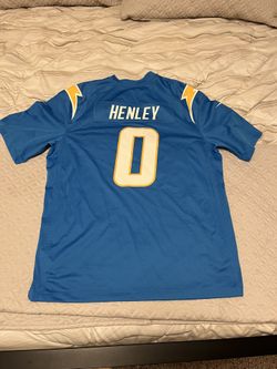 Men's Nike Daiyan Henley Powder Blue Los Angeles Chargers Team Game Jersey
