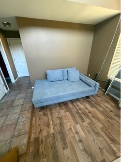 Blue Chaise Lounger / Daybed