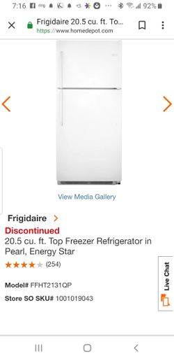 Frigidaire 20.5 cu.ft refrigerator
