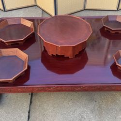 Korean Low Lacquer Table Set
