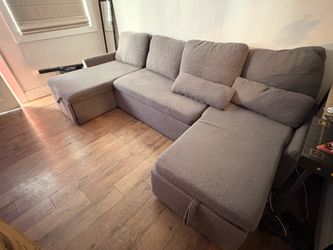Double Chase Sectional Sleeper with Storage