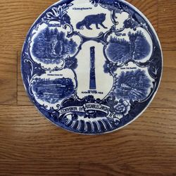 Souvenir Plate of Ausable Chasm, N.Y.