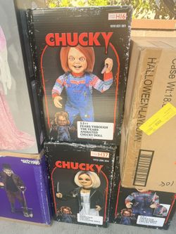 Fears Through the Years 3.5 ft. Animated Chucky Doll Animatronic Halloween HD