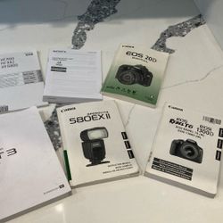 Printed Camera Manuals