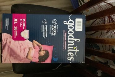 Diapers Goodnites  XL 28 Count