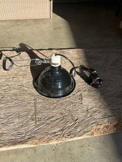 8.5 inch reptile lamp with clamp
