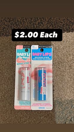Maybeline Baby Lips $2.00 Each 