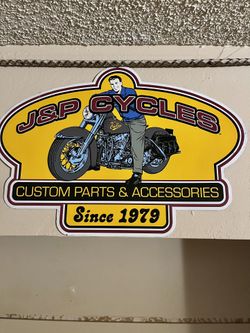 Jp Cycles Dealer Sign