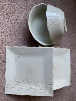 Target Home Stoneware Dragonfly Design 