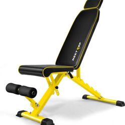NextRep Adjustable Weight Bench – Brand New in Box (Model: WB-YW01)