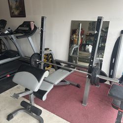 Full bench weight set