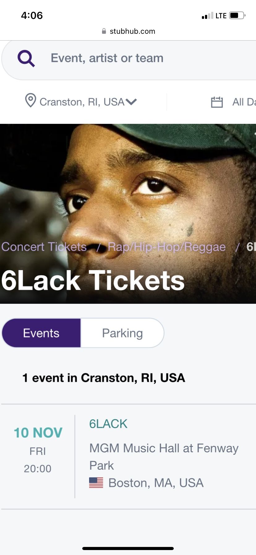 6lack 2 Tickets 70$