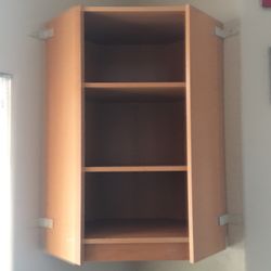 Corner Shelf/Cabinet For Above Corner Desk