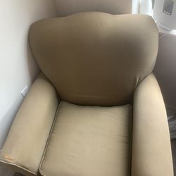 Sofa Chair And Motion Detector Trash