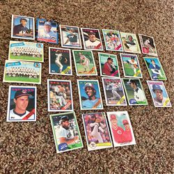 Vintage Baseball Cards Lot Of 23. 1980s