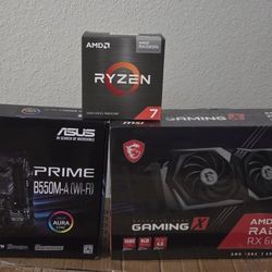 Asus Prime B550M-A, Ryzen 7 5700G, 6600XT Gigabyte Gaming X