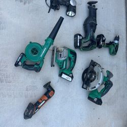 Hitachi Lot + Bonus Worx 20v 