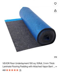 New Laminate Flooring padding 100sq. Ft Roll READ DESCRIPTION