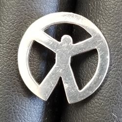Sterling Silver Lapel Pin 