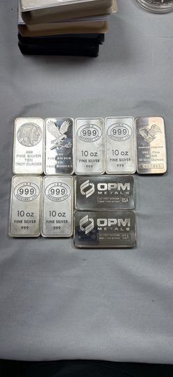 10 oz silver bars