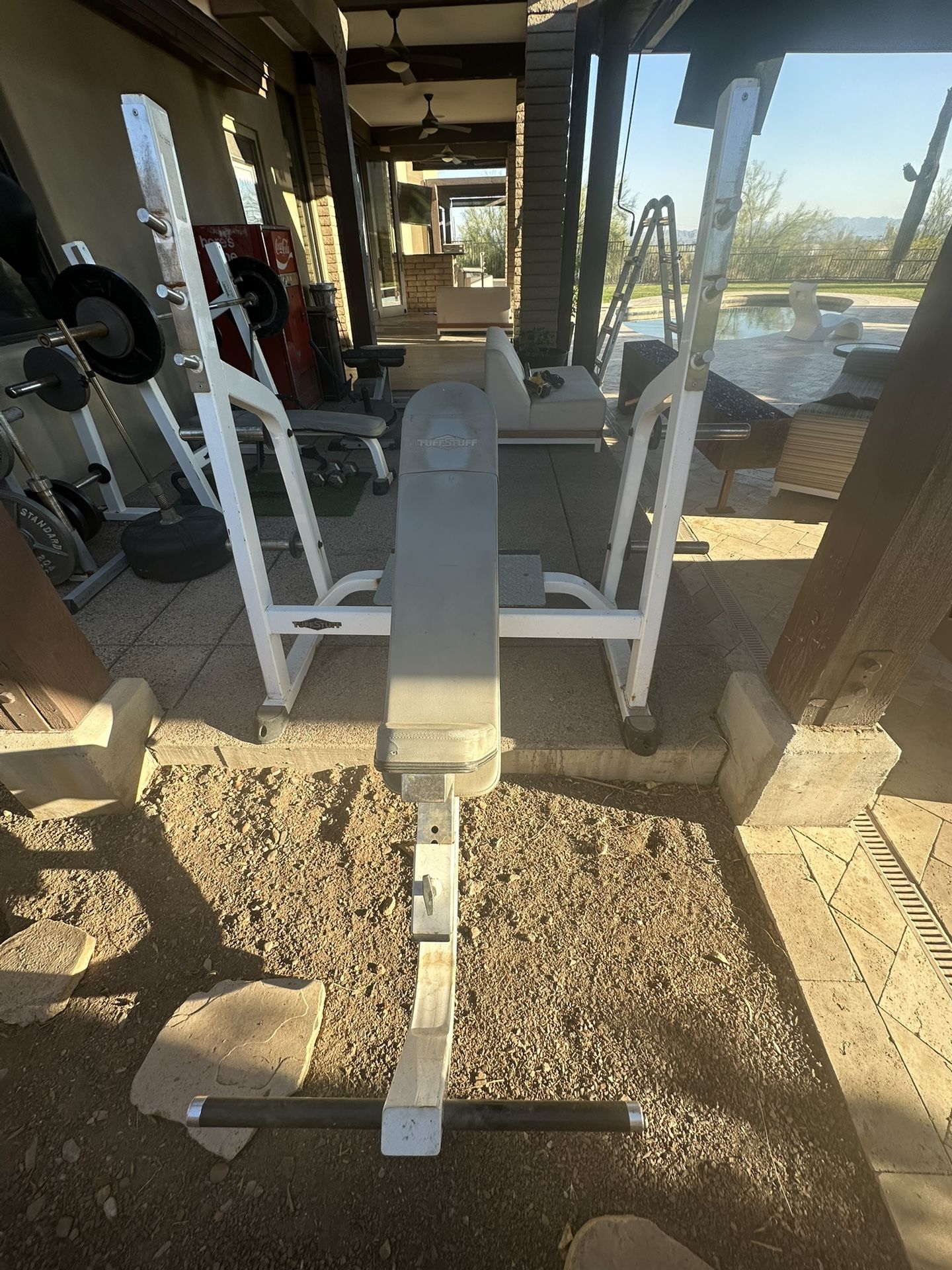 Incline Rack Bench - Tuff Stuff -$250