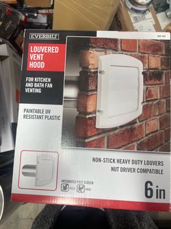 Everbilt 6-Inch Louvered Vent Hood