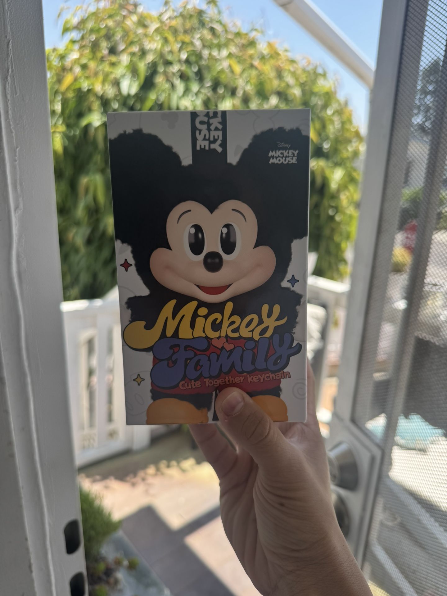 Popmart Mickey Family Cute Together Keychain Plush