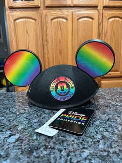 Disney Pride Collection Mickey Rainbow Ears Hat.  Brand new with tags.  Smoke free home