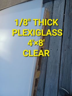 Plexiglass acrylic 1/8, 1/4, 3/16, 3/8