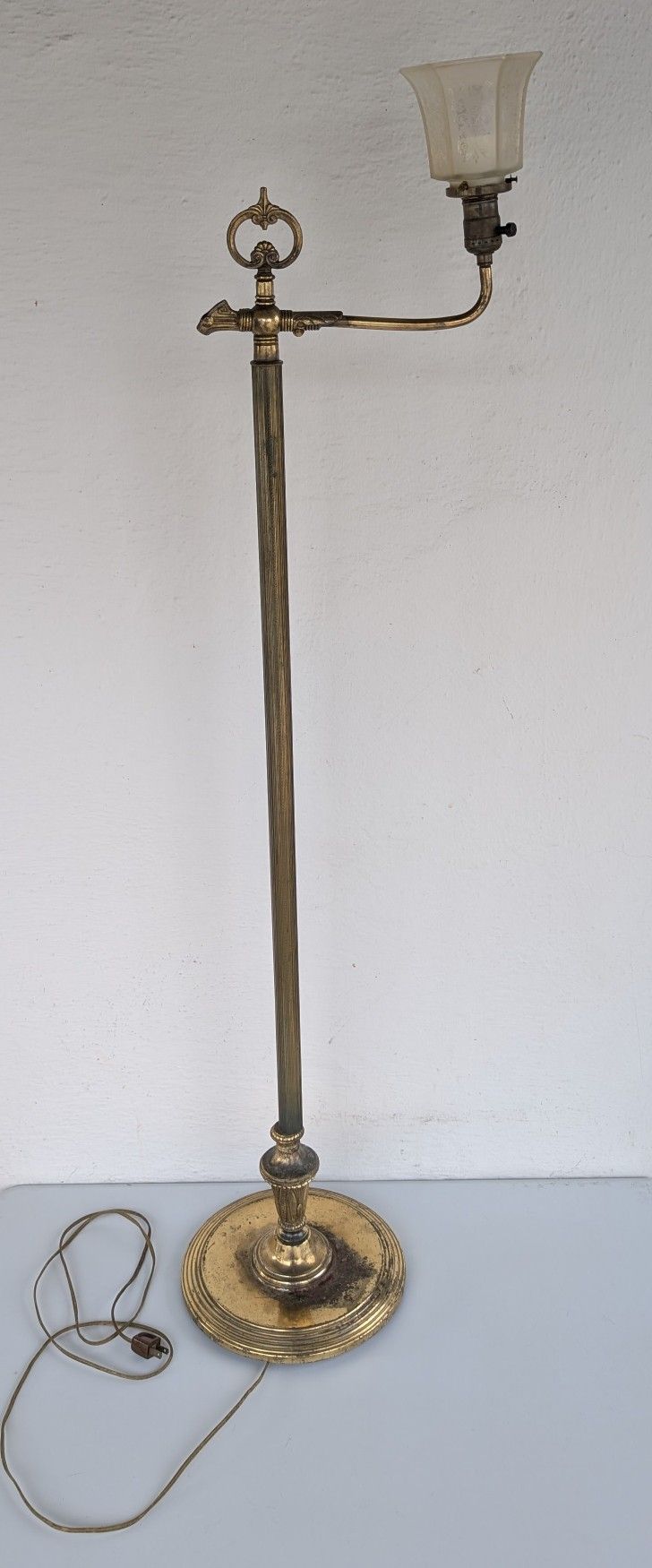 Antique Brass Floor Lamp