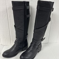 Size 6 Black Tall Riding Boots 