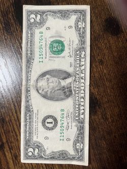 Billete De Dos Dólares