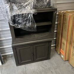 Corner shelf and cabinet 