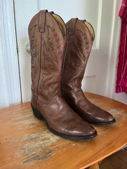 Genuine leather original cowboy boots size 8  $150