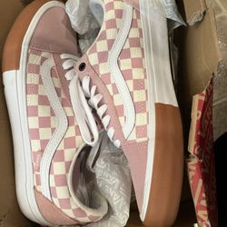 Pink Checkered Vans