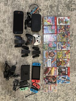 Nintendo Switch And Nintendo Switch 2 And 16 Games